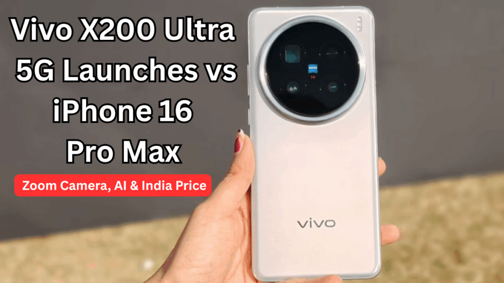 Vivo X200 Ultra 5G Launches vs iPhone 16 Pro Max: Zoom Camera, AI & India Price