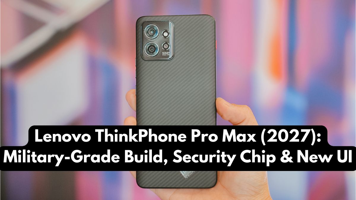 Lenovo ThinkPhone Pro Max (2027): Military-Grade Build, Security Chip & New UI