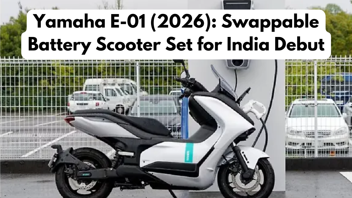 Yamaha E-01 (2026): Swappable Battery Scooter Set for India Debut