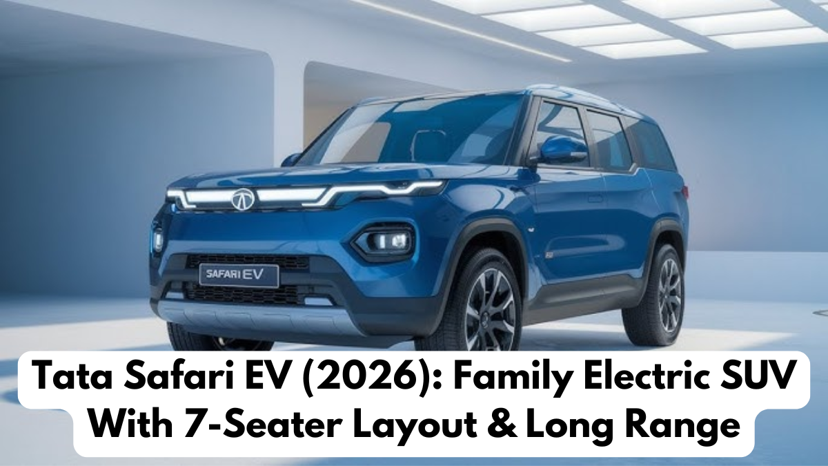Tata Safari EV (2026): Family Electric SUV With 7-Seater Layout & Long Range