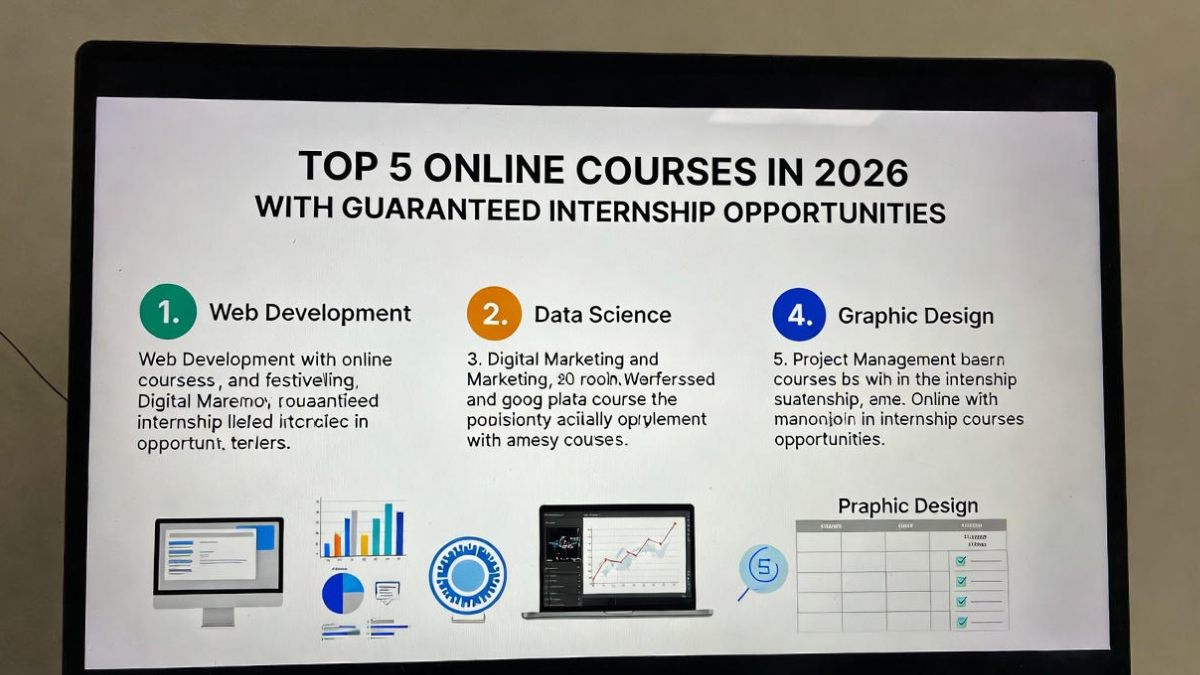 Top 5 Online Courses in 2026 With Guaranteed Internship Opportunities