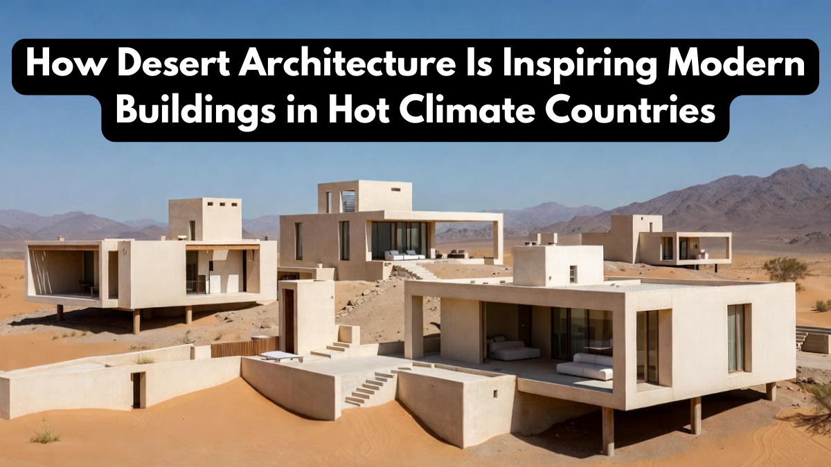 How Desert Architecture Is Inspiring Modern Buildings in Hot Climate Countries