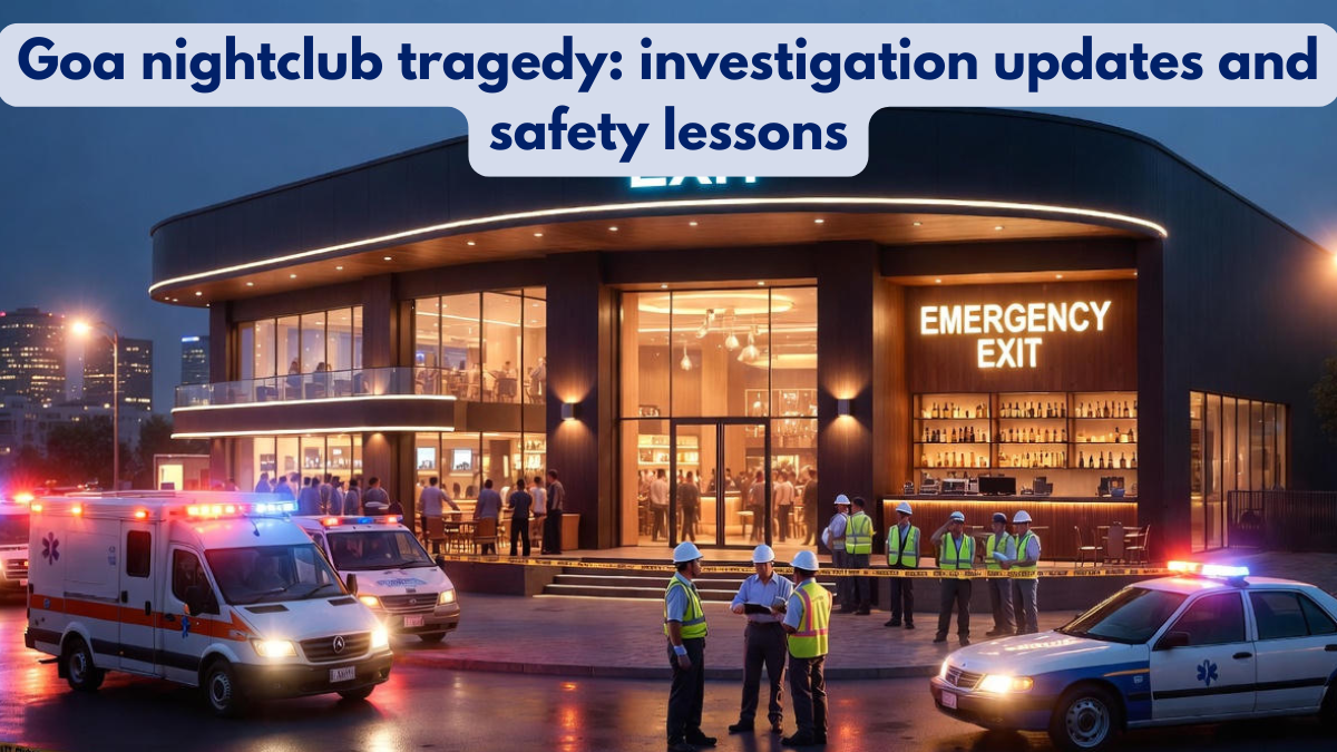 Goa nightclub tragedy: investigation updates and safety lessons