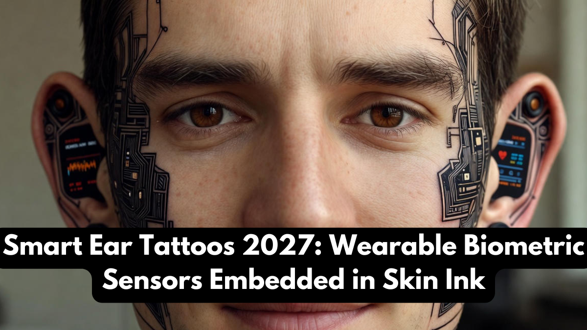 Smart Ear Tattoos 2027: Wearable Biometric Sensors Embedded in Skin Ink