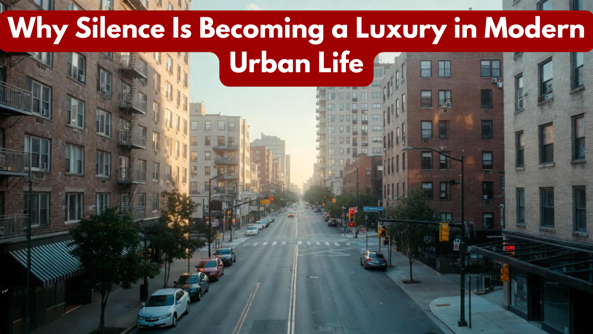 Why Silence Is Becoming a Luxury in Modern Urban Life