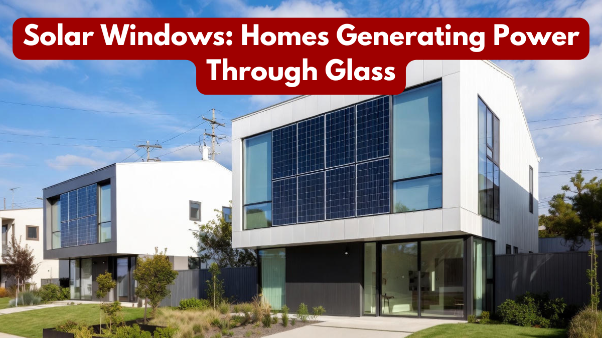 Solar Windows: Homes Generating Power Through Glass
