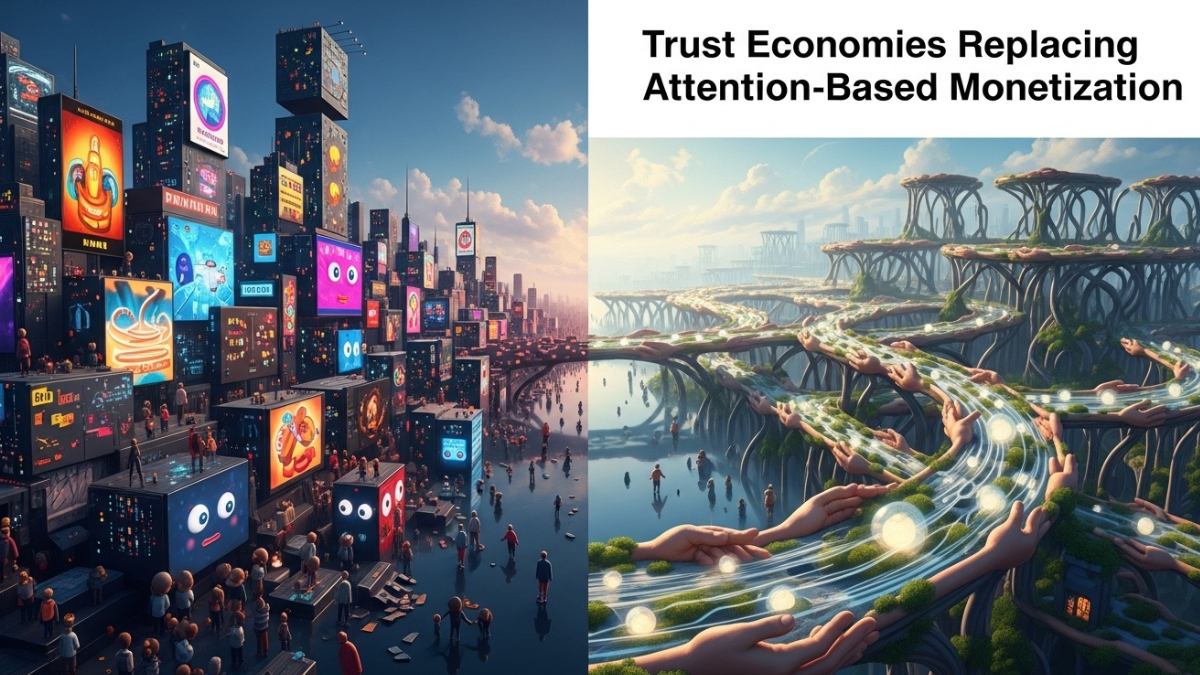 Trust Economies Replacing Attention Based Monetization