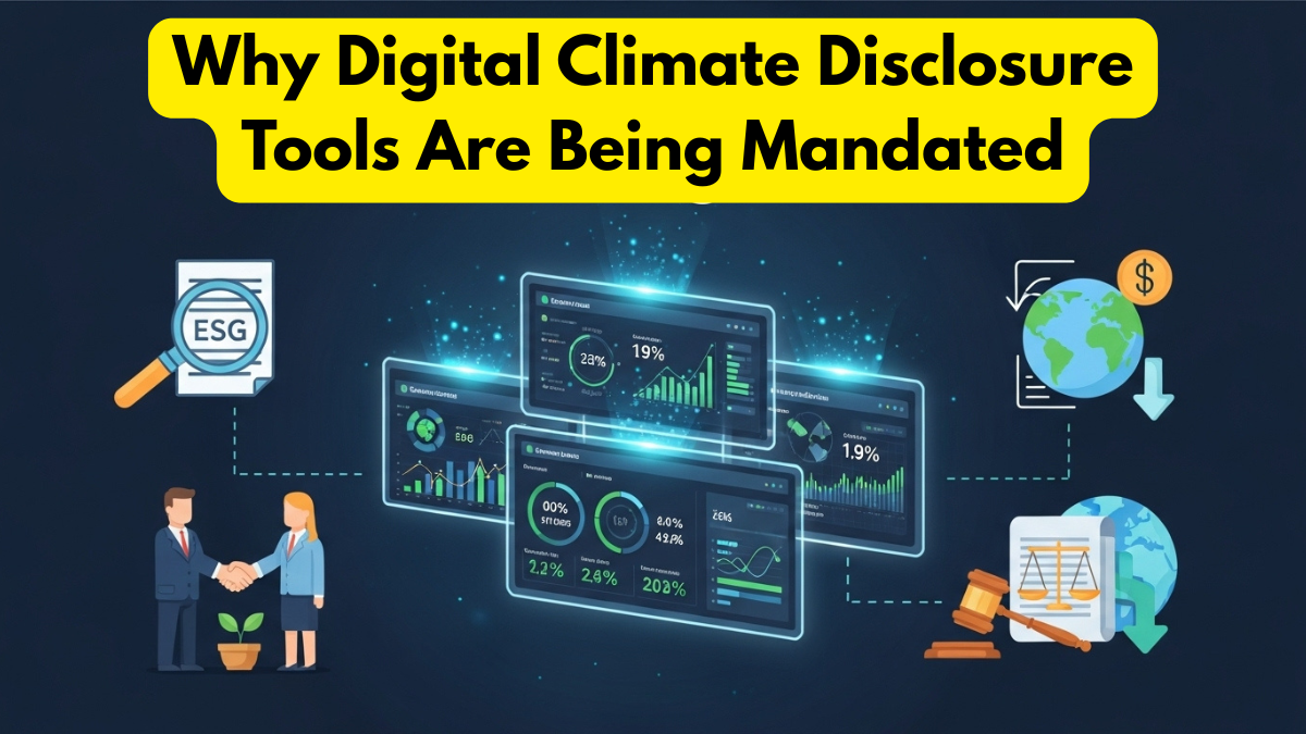 Why Digital Climate Disclosure Tools Are Being Mandated