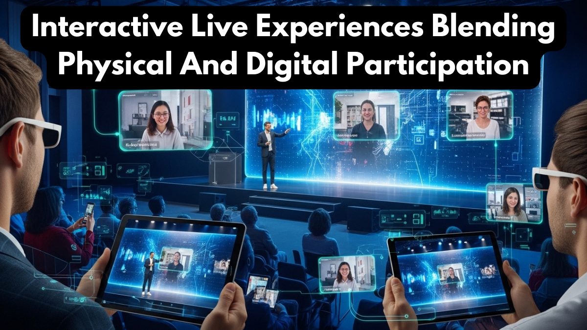 Interactive Live Experiences Blending Physical And Digital Participation
