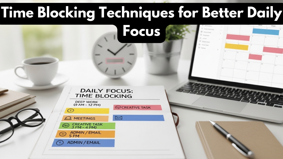 Time Blocking Techniques for Better Daily Focus