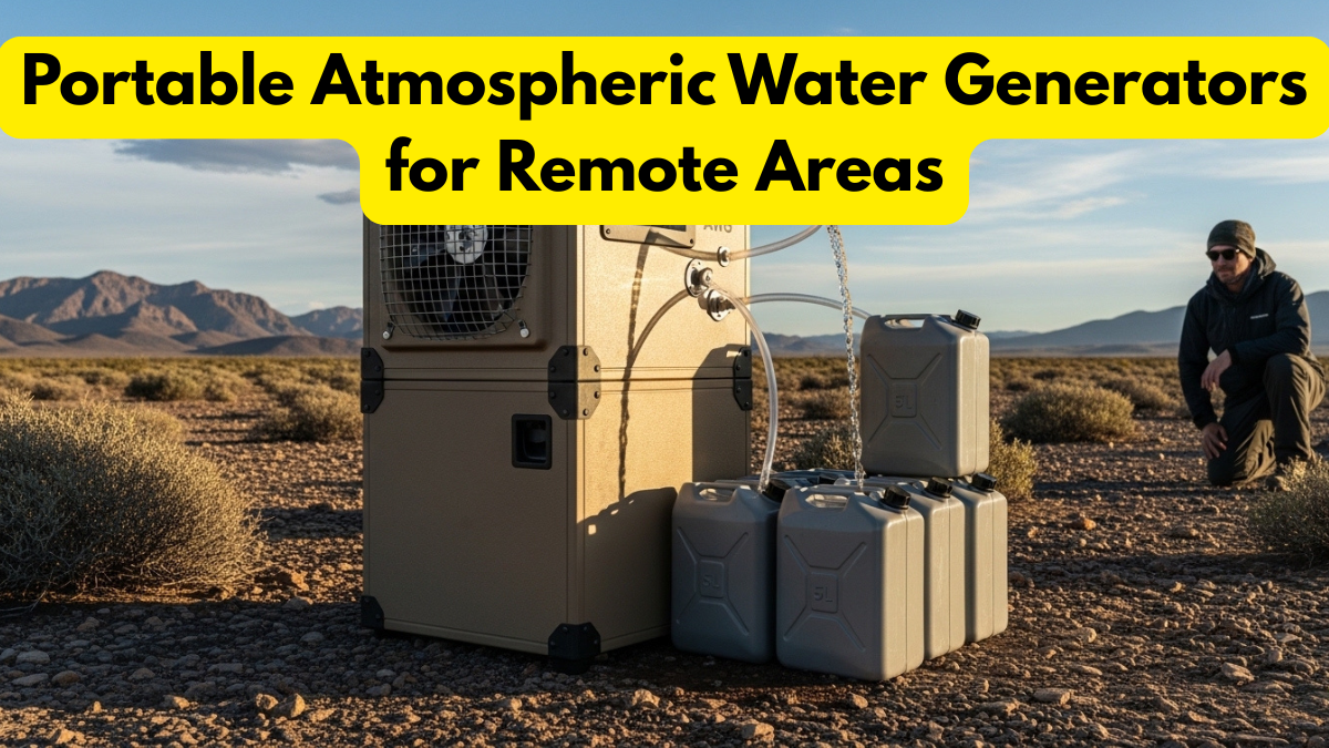 Portable Atmospheric Water Generators for Remote Areas