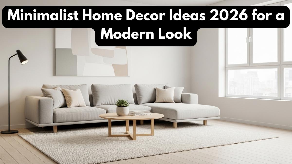 Minimalist Home Decor Ideas 2026 for a Modern Look