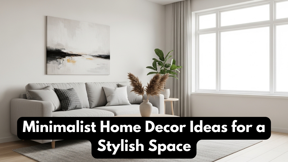 Minimalist Home Decor Ideas for a Stylish Space