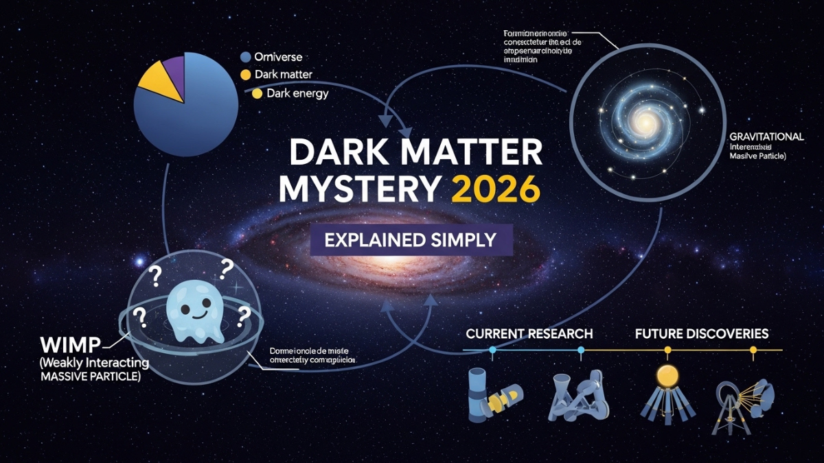 Dark Matter Mystery 2026 Explained Simply