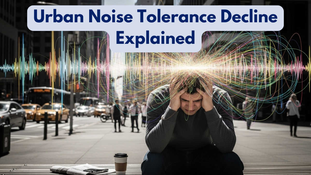 Urban Noise Tolerance Decline Explained