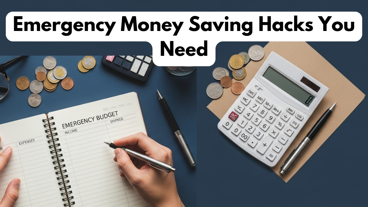 Emergency Money Saving Hacks You Need