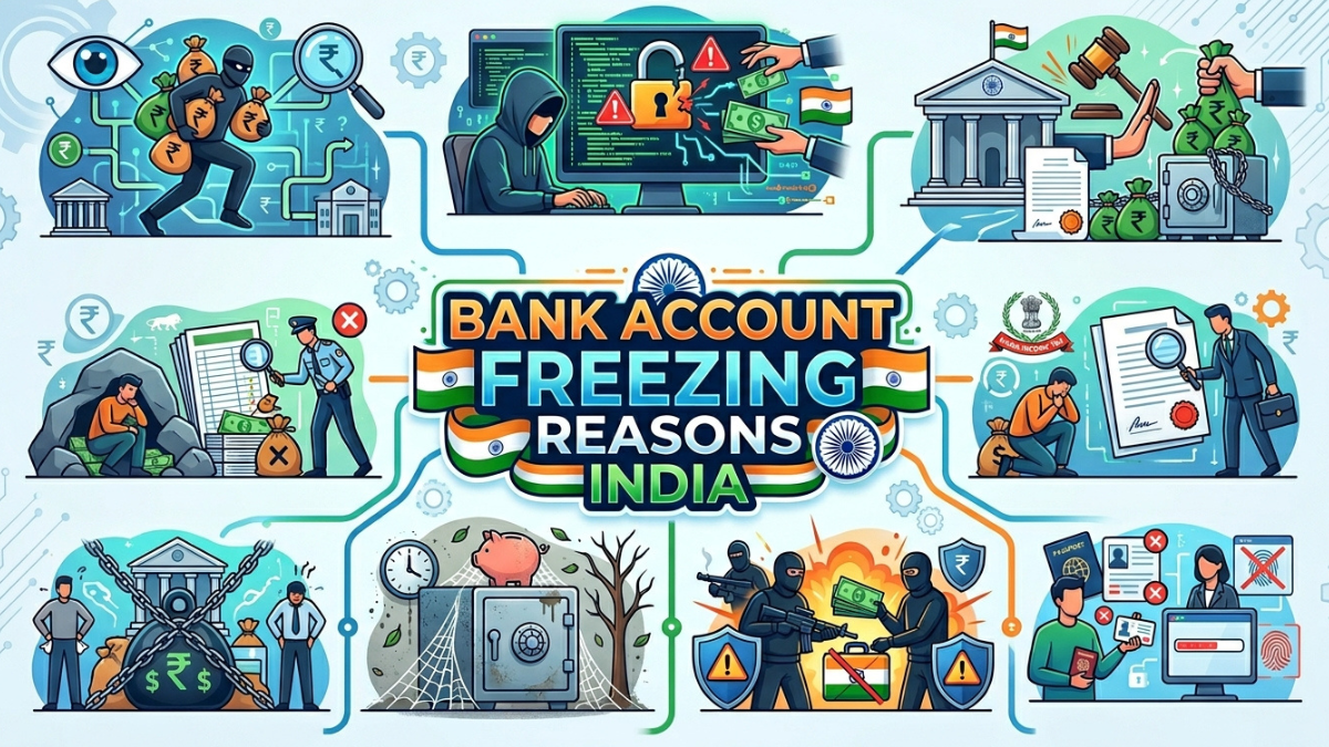 Bank Account Freezing Reasons India Explained